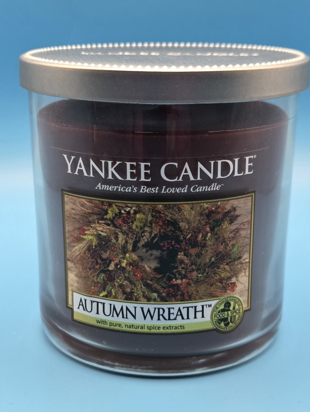 Yankee Candle Autumn Wreath Scented Jar Candle - New